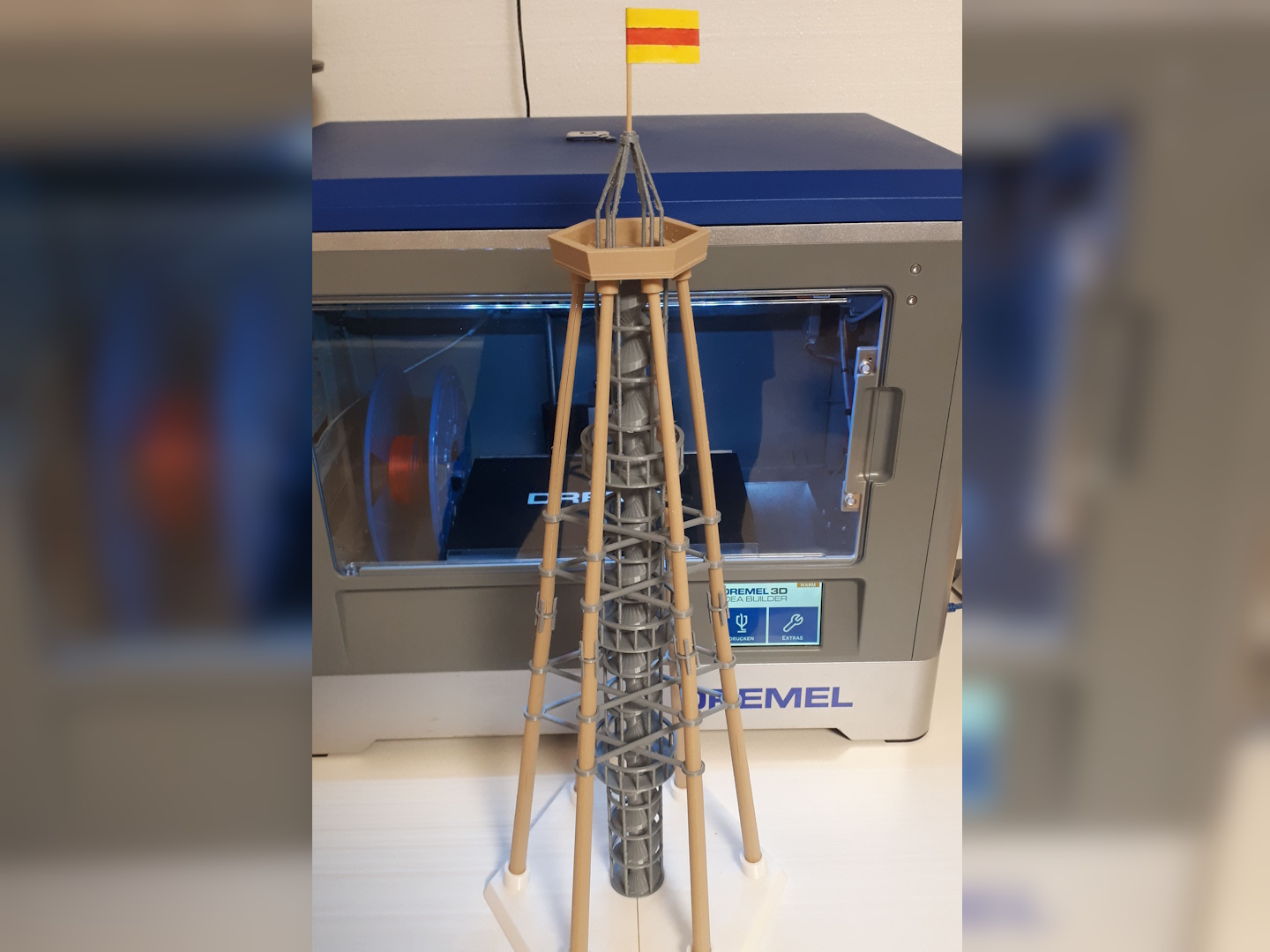 Eichbergturm 3D-gedruckt